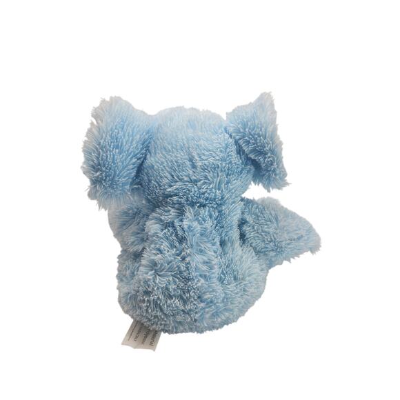 Weighted Blue Elephant Plush Stuffed Animal Shaggy Soft Floppy Cuddle Toy 12” - Picture 6 of 8